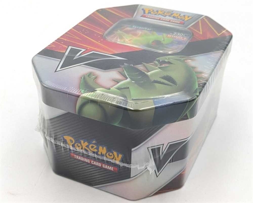 Pokemon TCG - Pokemon V Strikers - Tyranitar V Single Strike - Pokemon Tin (A-Grade) (ENG) (BMO*)